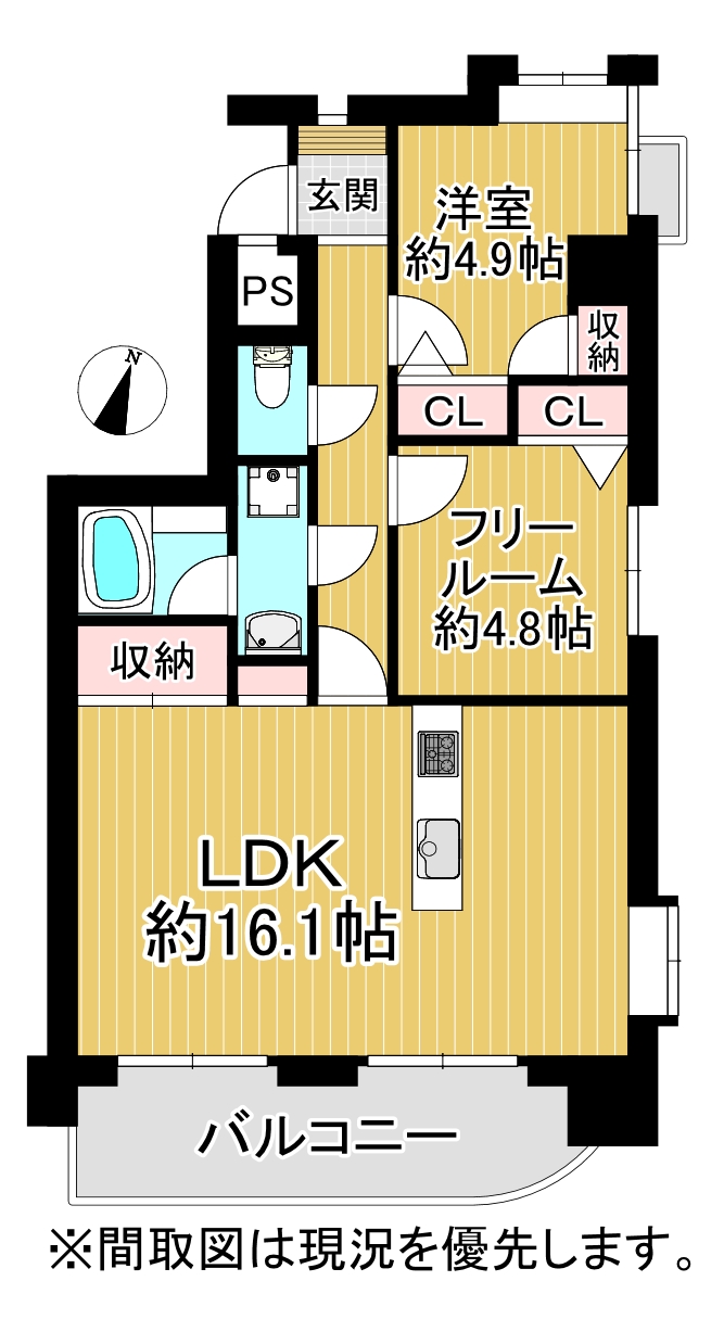 物件画像：【売主】ダイアパレス竹原1102　1,880万円