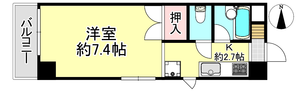 物件画像：【売出し物件】オクトワール土居田西館206　230万円