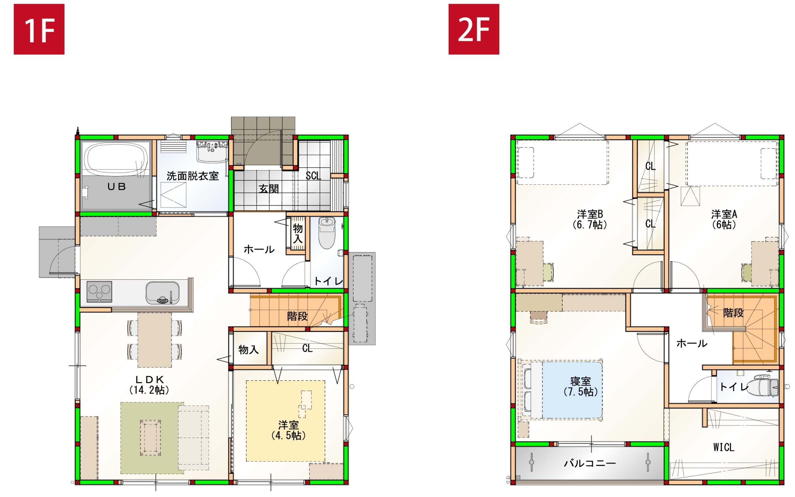 物件画像：【グリーンエナジー】ひばりヶ丘④　2,698万円